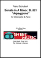 Sonata in A Minor, D. 821, Arpeggione Cello and Piano EPRINT cover